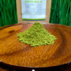 Green Malay powdered leaf Close